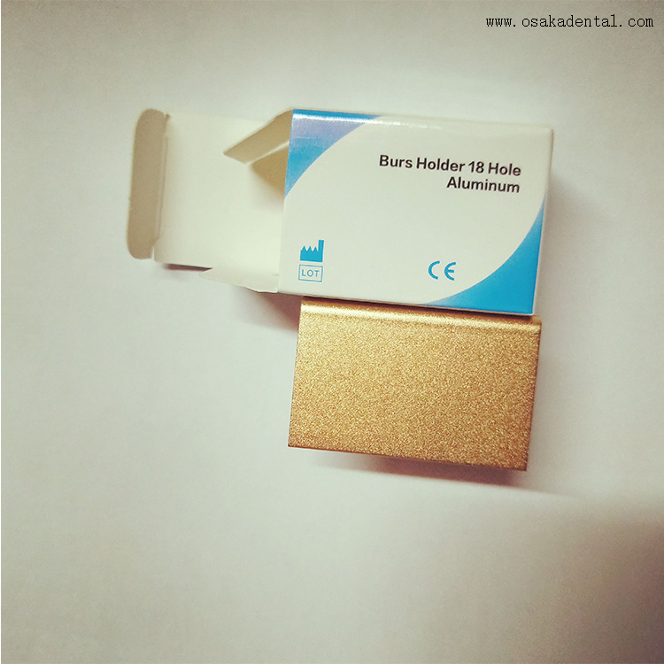 حامل أزيز الأسنان ذو 18 فتحة مناسب لـ 12 من الأزيز FG و6 من الأزيز RA