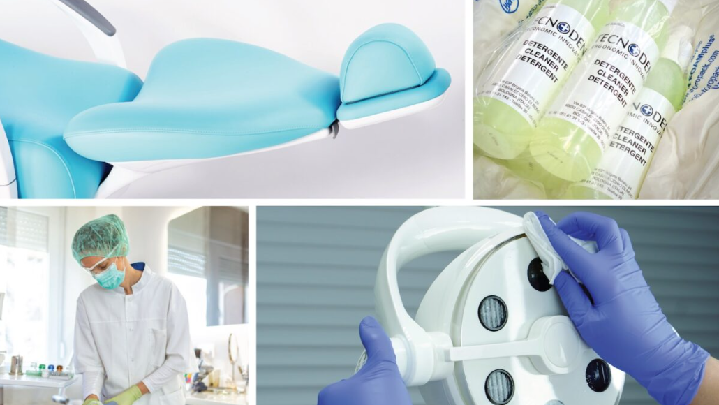 عملية صيانة كرسي الأسنان والعناية به