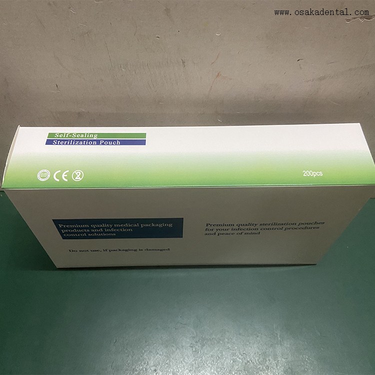 أكياس تعقيم الأسنان المتوفرة بعدة أحجام