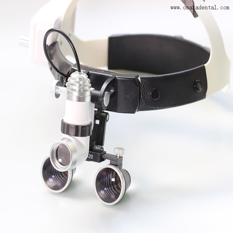 2.5x حلقة أسنان مع مصباح LED