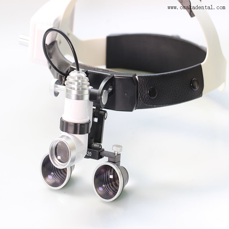 2.5x حلقة أسنان مع مصباح LED