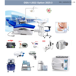 مجموعة كاملة من وحدة طب الأسنان الاقتصادية مع 12 خيارًا، الكل في مجموعة الخيار 2025-3