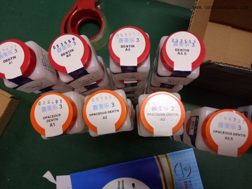 مسحوق بورسلين الأسنان من شركة دينتسبلي سيرامكو