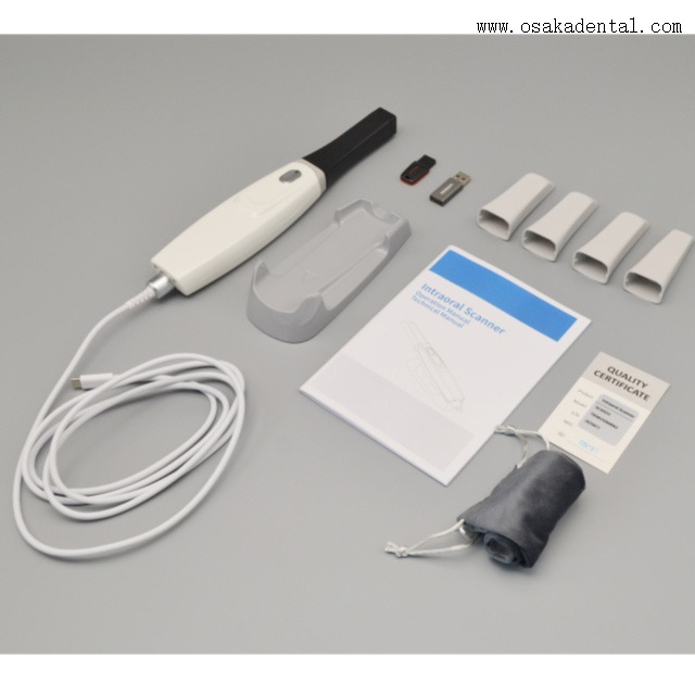 ماسح ضوئي ثلاثي الأبعاد داخل الفم للأسنان مع 4 قطع من النصائح