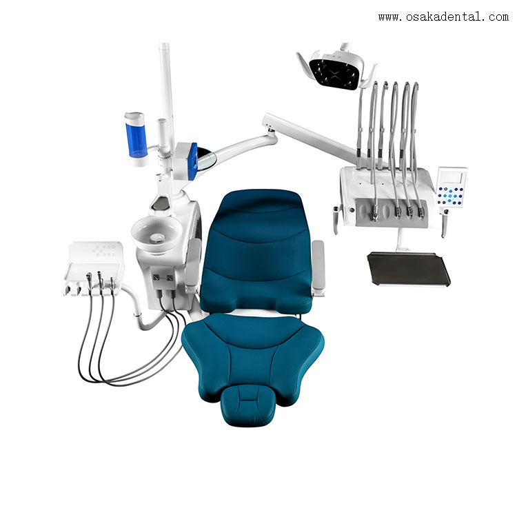 وحدة كرسي الأسنان عالية الجودة المثبتة على صينية علوية