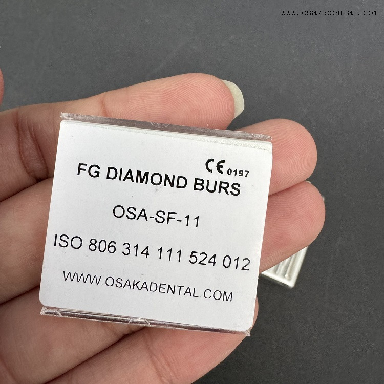 طب الأسنان FG Diamond Bur 10pcs / box OSA-F656-T5 التعبئة الجديدة