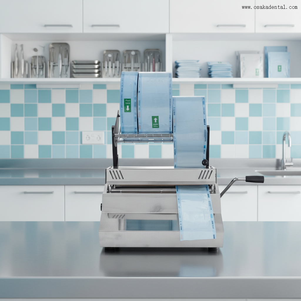 الأسنان الأوتوكلاف تعقيم الحقيبة لفة السدادة الأسنان ختم الحقيبة آلة الختم آلة الختم لعيادة الأسنان