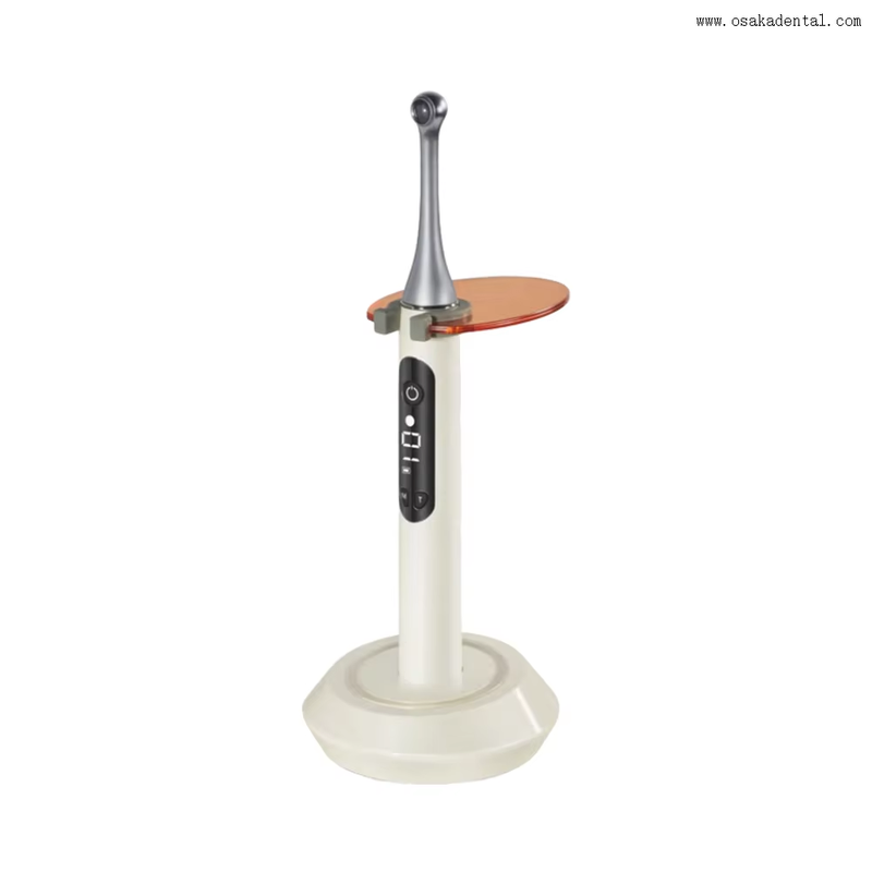 ضوء علاج ملون لثانية واحدة للأسنان مع جسم معدني