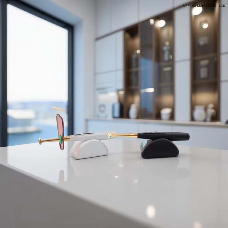 لون الأسنان أبيض وأسود لمدة ثانية واحدة علاج الضوء