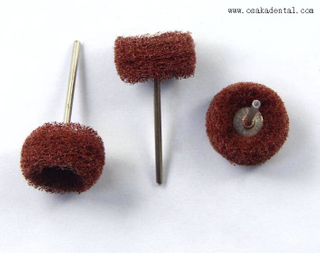 فرشاة تلميع الأسنان مع ماندريل للاستخدام في مختبر الأسنان