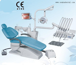 وحدة كرسي طب الأسنان المتكامل مع ضوء LED