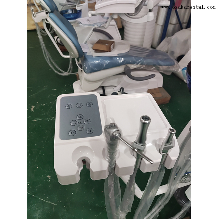 كرسي طب الأسنان بدواسة القدم مع وحدة التشغيل