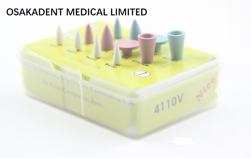 مجموعة أدوات تلميع المطاط للأسنان OSA-4110V