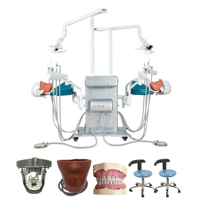 نظام تدريب طب الأسنان والمحاكاة اليدوية لطالبين