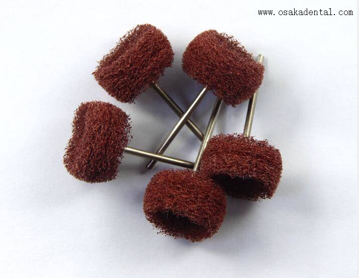 فرشاة تلميع الأسنان مع ماندريل للاستخدام في مختبر الأسنان