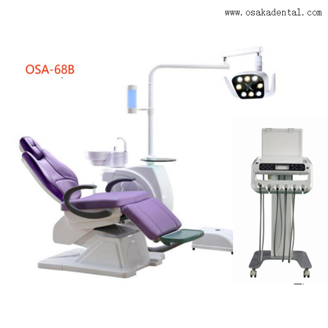 وحدة كرسي طبيب أسنان من الدرجة العالية من شركة أوساكا لطب الأسنان مع مادة انطباع ألجينات الأسنان