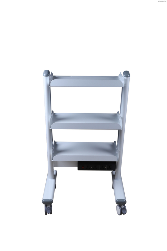 عربة أدوات متنقلة مع منفذ لطب الأسنان