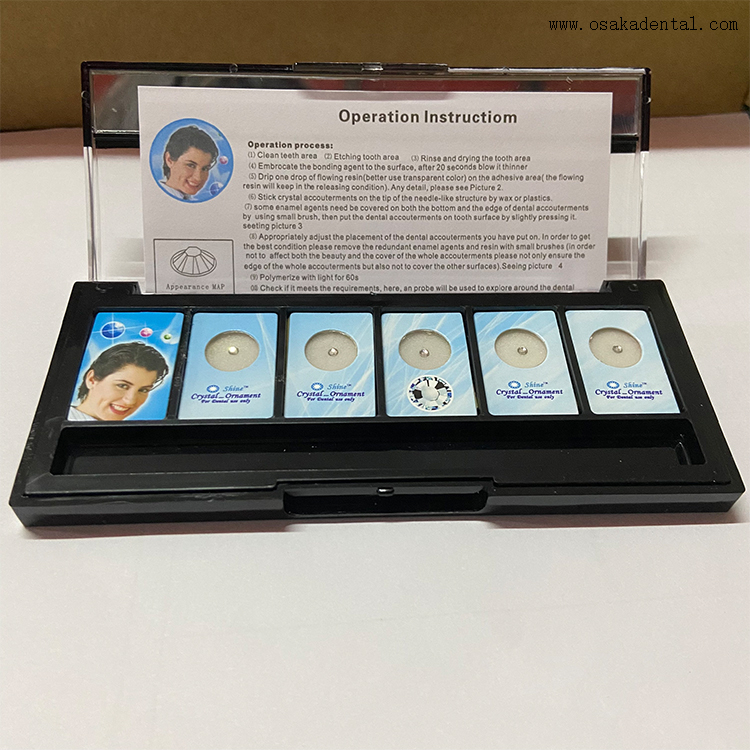 إكسسوارات الأسنان كريستال أو أحجار كريمة للأسنان