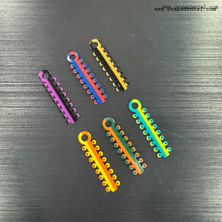 ربطة عنق مزدوجة اللون لتقويم الأسنان OSA-F729-S1-D