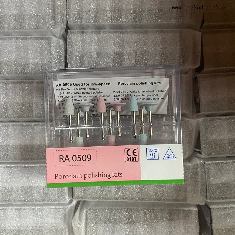 طقم تلميع بورسلين لأسنان الأسنان RA0509