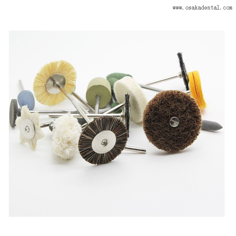 فرش تلميع الأسنان الصغيرة بمقبض