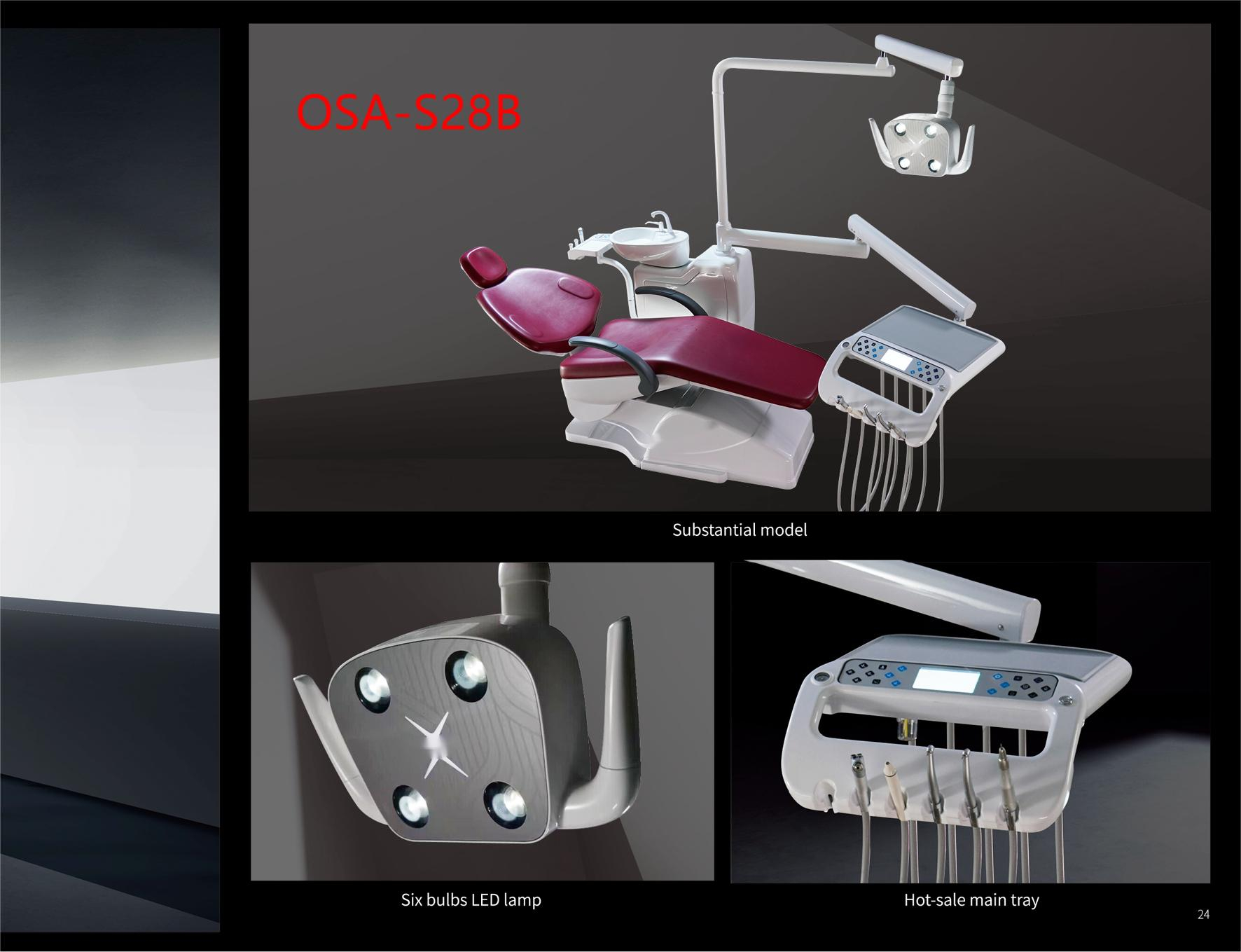 الجملة وحدة طب الأسنان المتكاملة متعددة الوظائف مع كرسي الأسنان تحكم القدم مع ضاغط الهواء