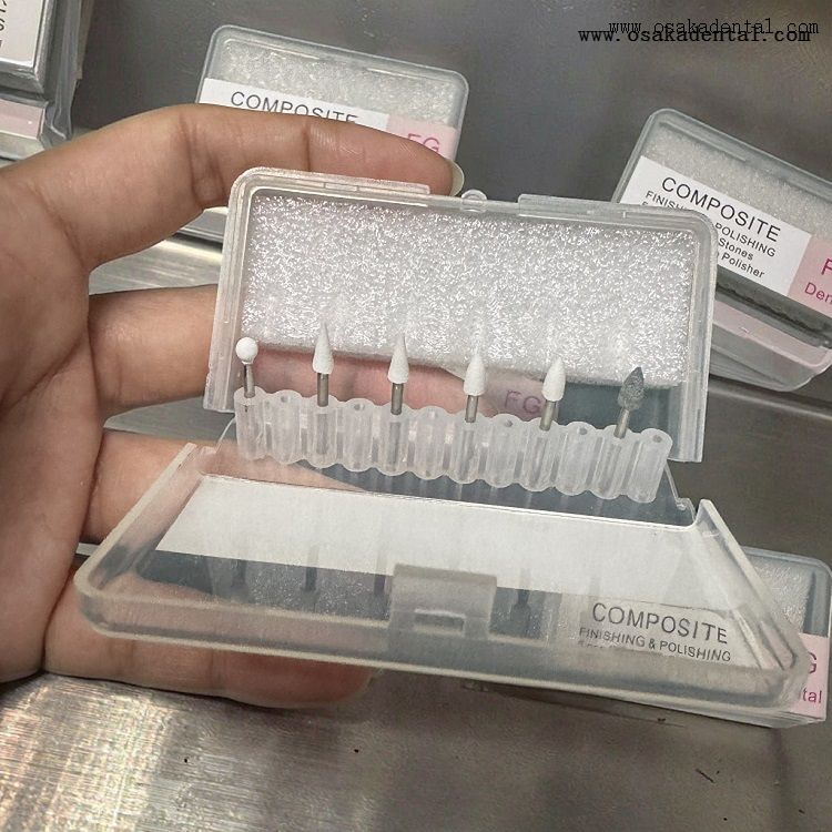 مجموعات التشطيب والتلميع المركبة FG للأسنان White Stone OSA-FG01