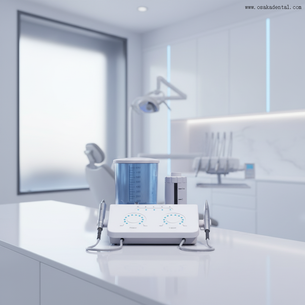 قشارة الأسنان مع Air Prophy اثنان في جهاز واحد