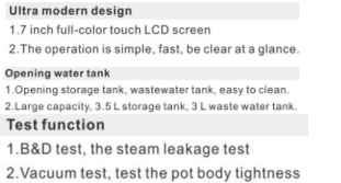 الأوتوكلاف الأسنان مع طابعة مدمجة ومعقم USB الأوروبي من الفئة B