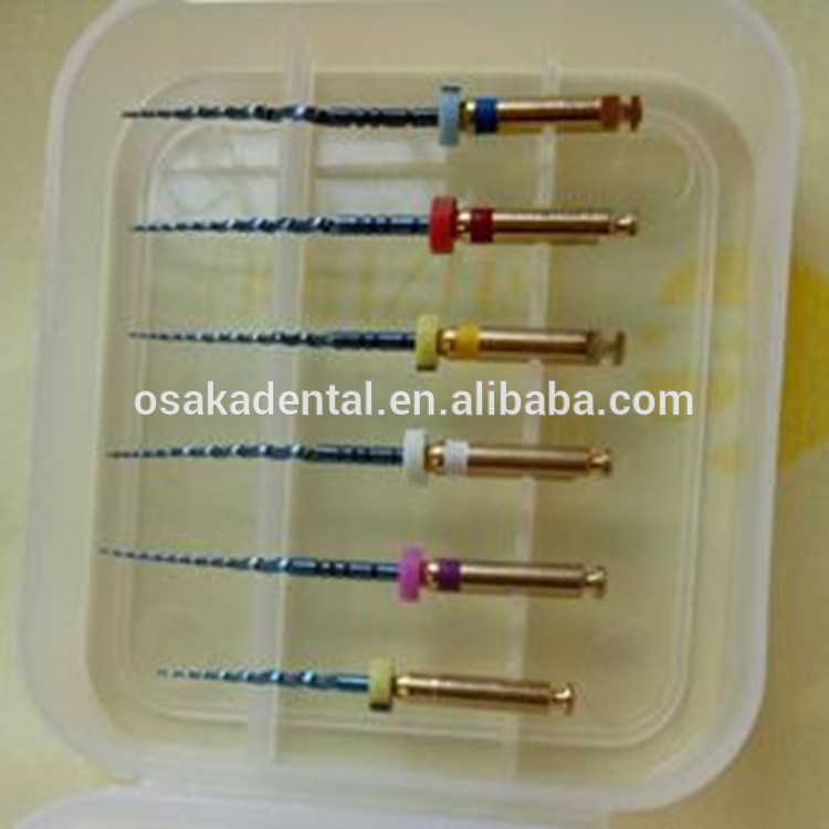 A Osakadental العلامة التجارية الأسنان الأزرق Niti Activation Protaper Super Files
