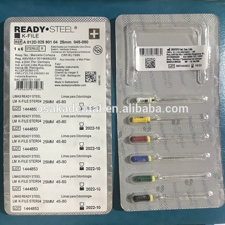 الأسنان DSB sirona نفطة جديدة من ناحية التعبئة استخدام ملف K / ملف H / ملف مخرطة