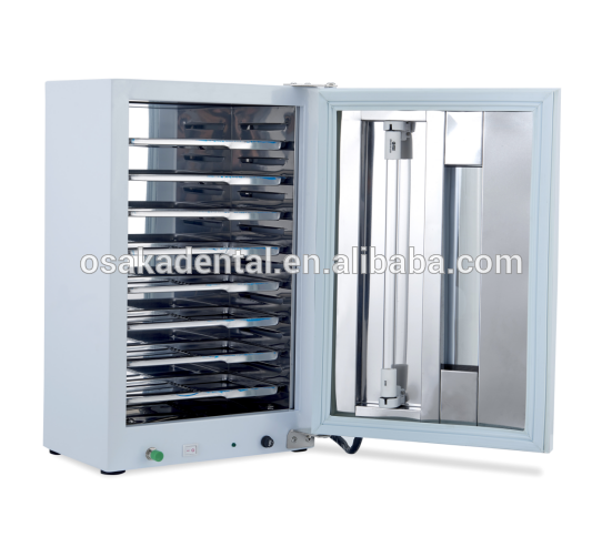 أحدث معقم الأشعة فوق البنفسجية للأسنان باب واحد مع توقيت والأوزون مع 10 الأوتوكلاف صينية غير القابل للصدأ